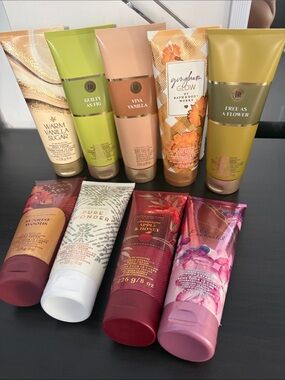 Bath & Body Works Body Cream Bundle – 9 Full Size – Brand New